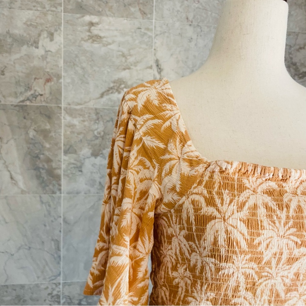 Rip Curl Surf Palms Flutter Sleeve Top - Picture 4 of 8